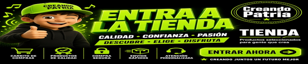 Entra a la tienda Creando Patria