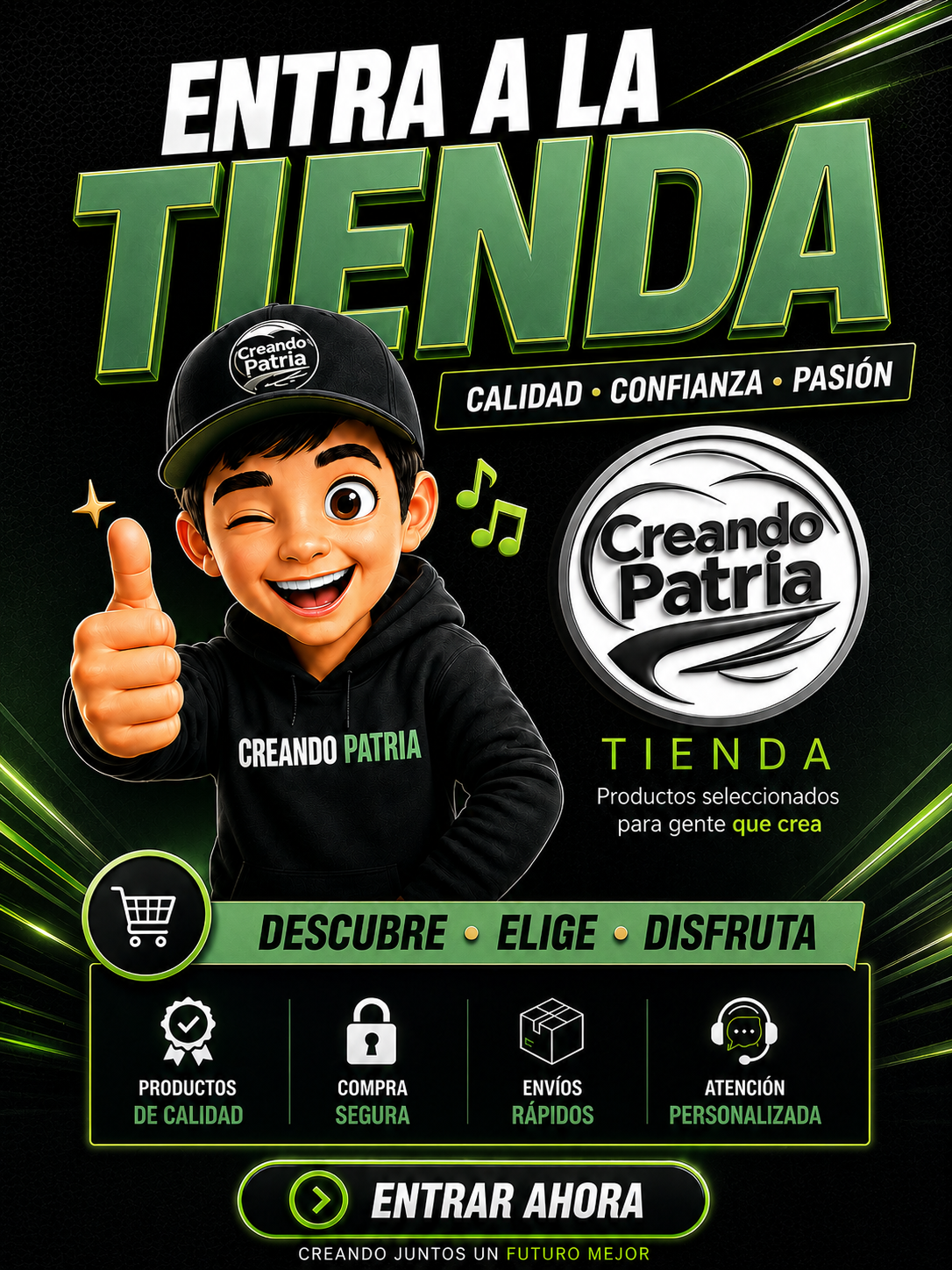 Entra a la tienda Creando Patria